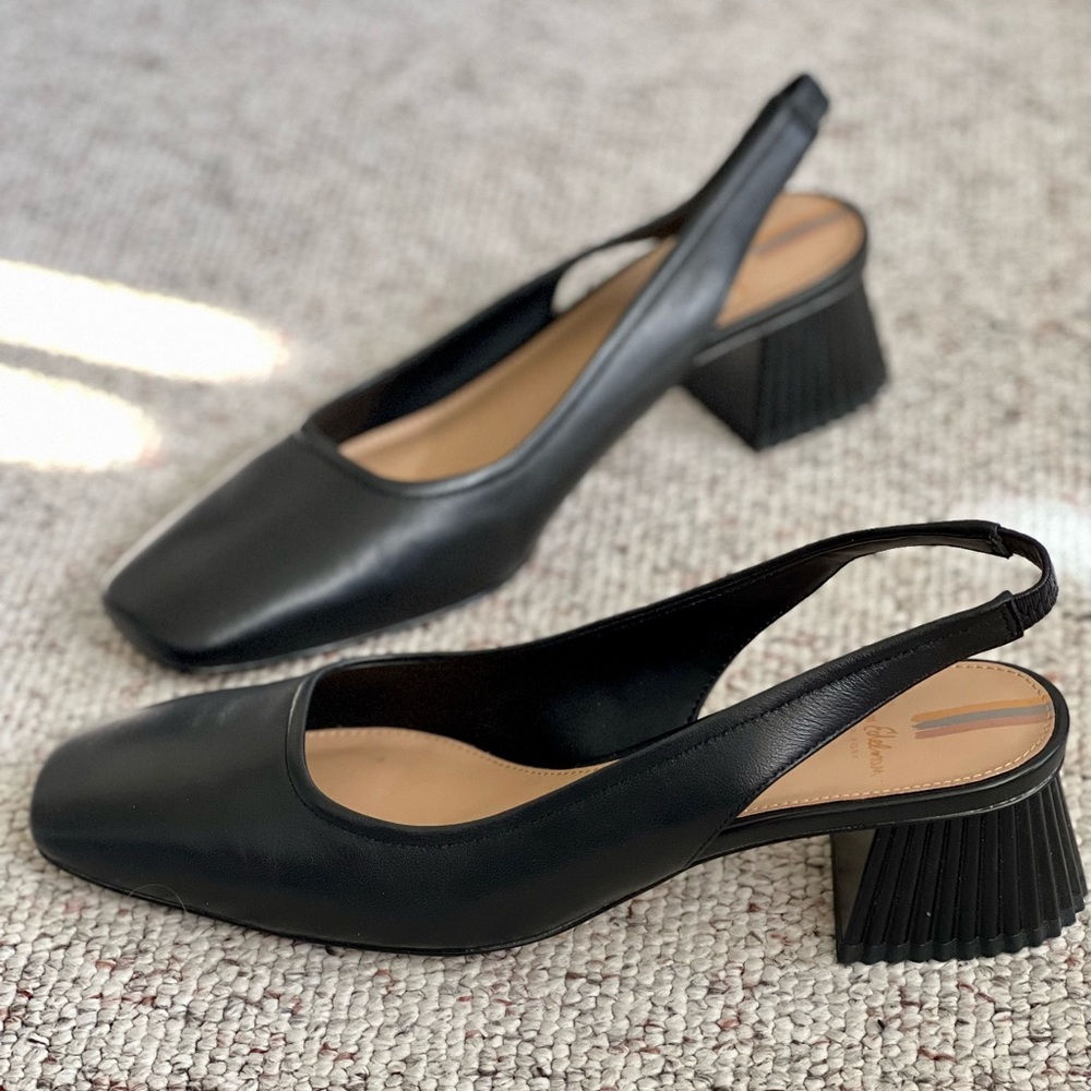 BRAND NEW Sam Edelman Toren Block Heel Square Toe Slingback Mules